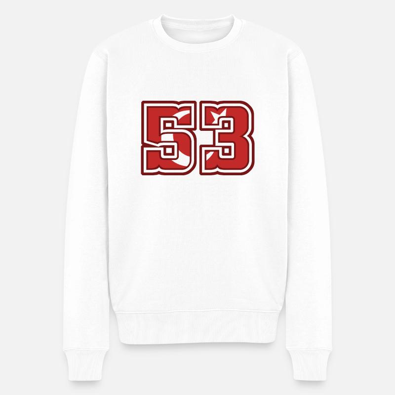 Rize - Pull Premium bio Homme - blanc