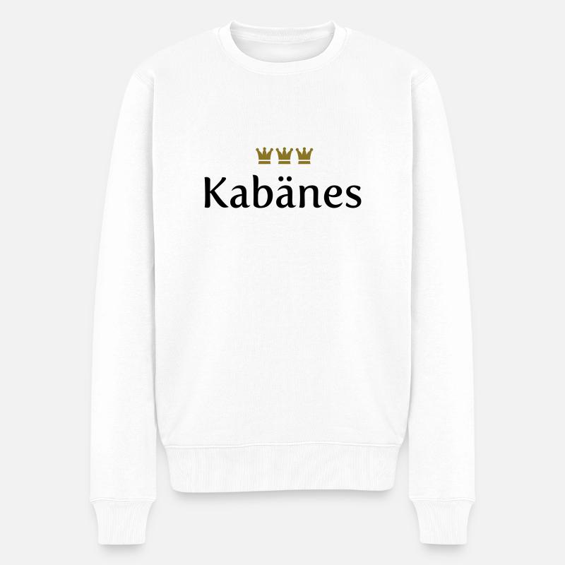 Kabänes (Köln / Kölsch / Carnaval) - Pull Premium bio Homme - blanc