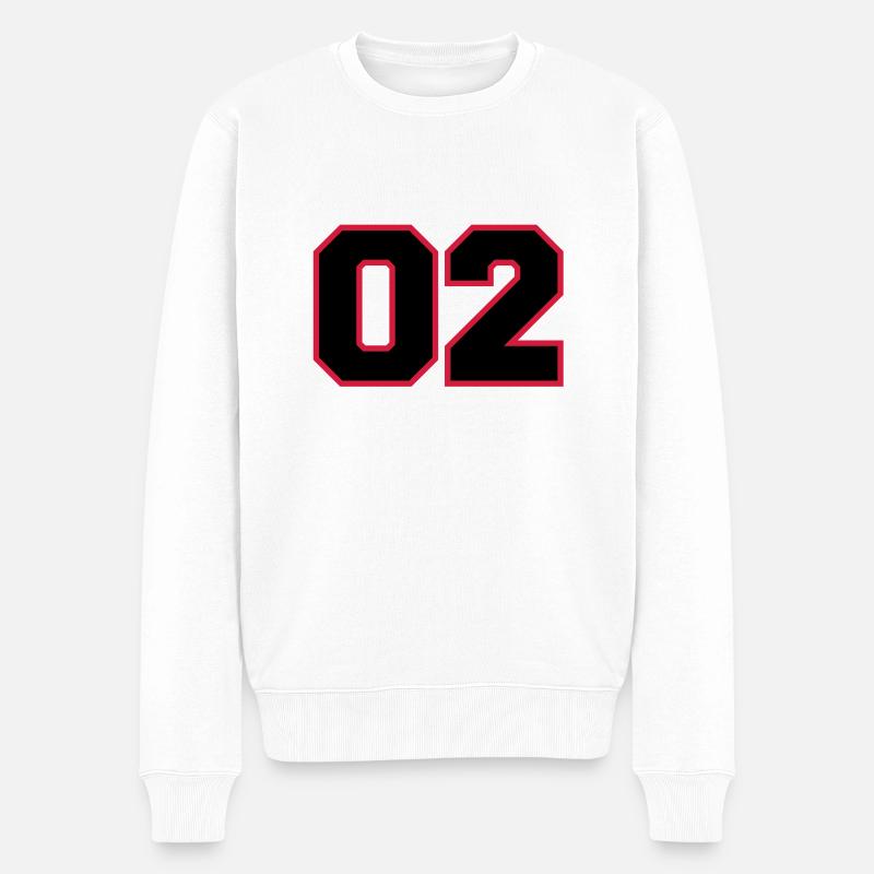 number02 - Pull Premium bio Homme - blanc
