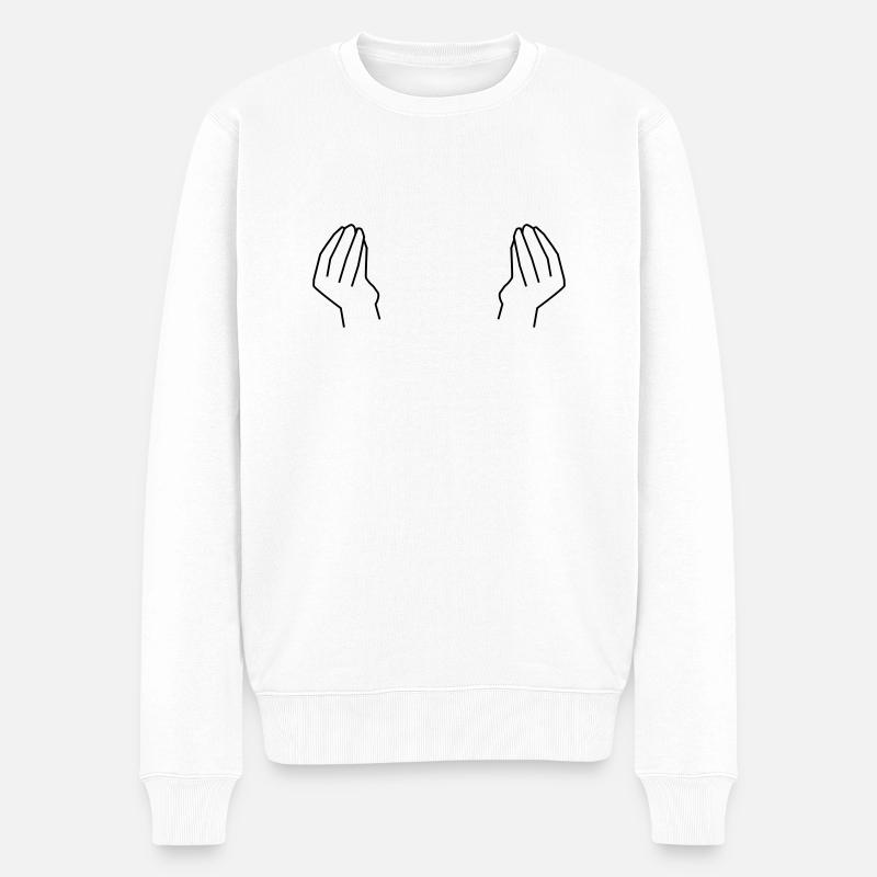 Aiguilles d’Italie - Pull Premium bio Homme - blanc