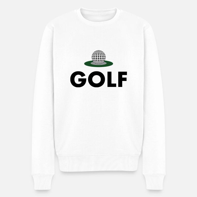 Golfeurs - Pull Premium bio Homme - blanc