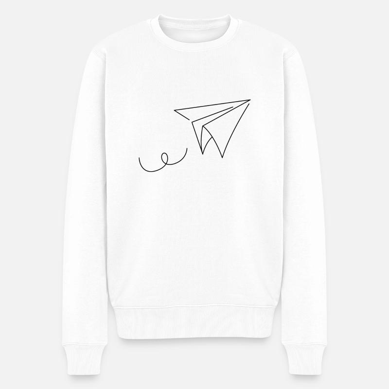 avion - Pull Premium bio Homme - blanc