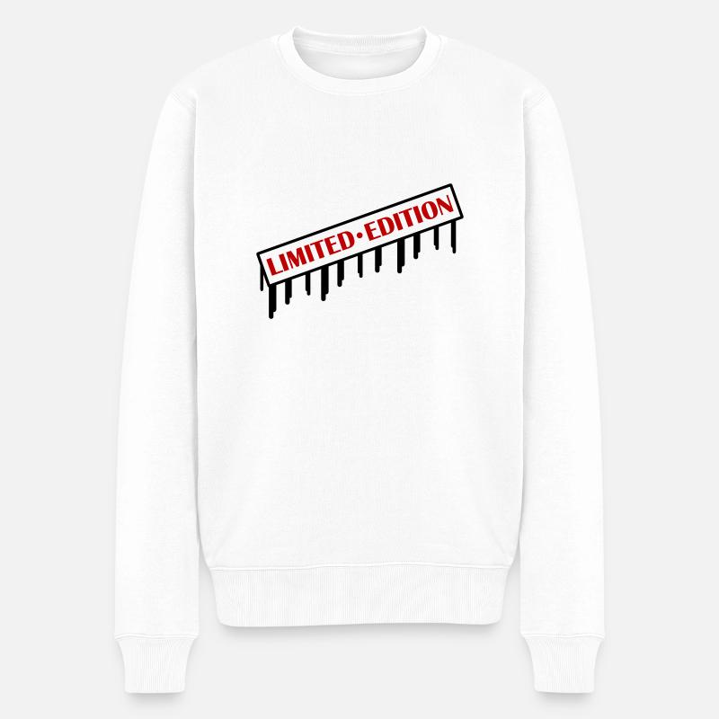 limited edition 2 - Männer Premium Bio Pullover - Weiß