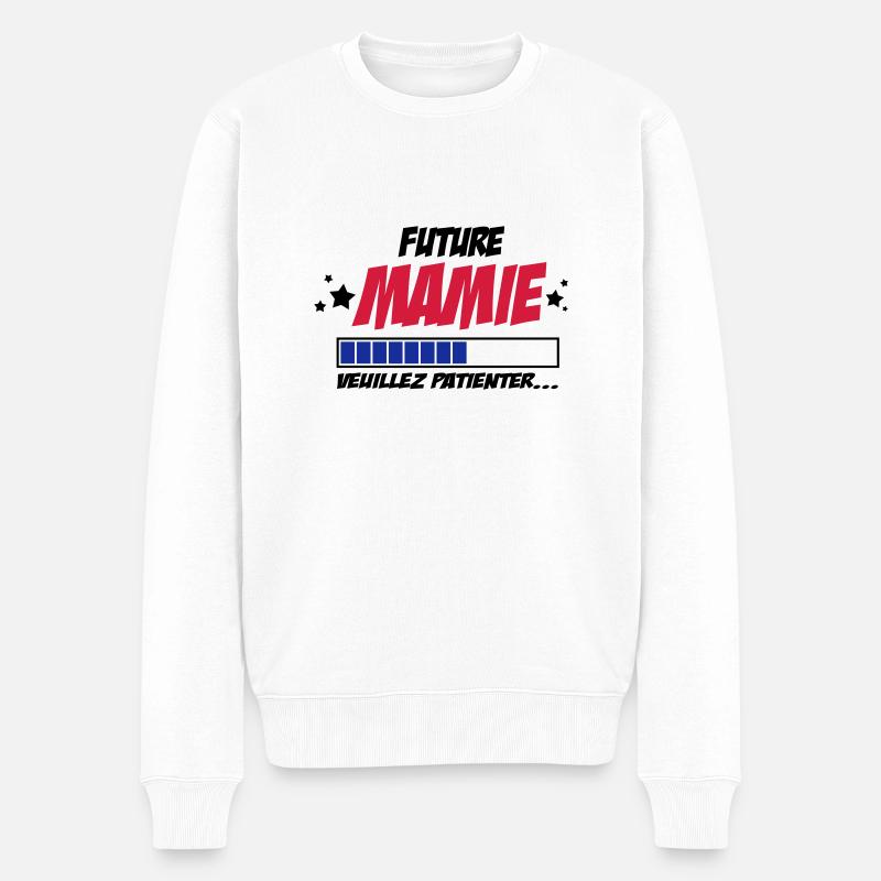 future mamie - Pull Premium bio Homme - blanc