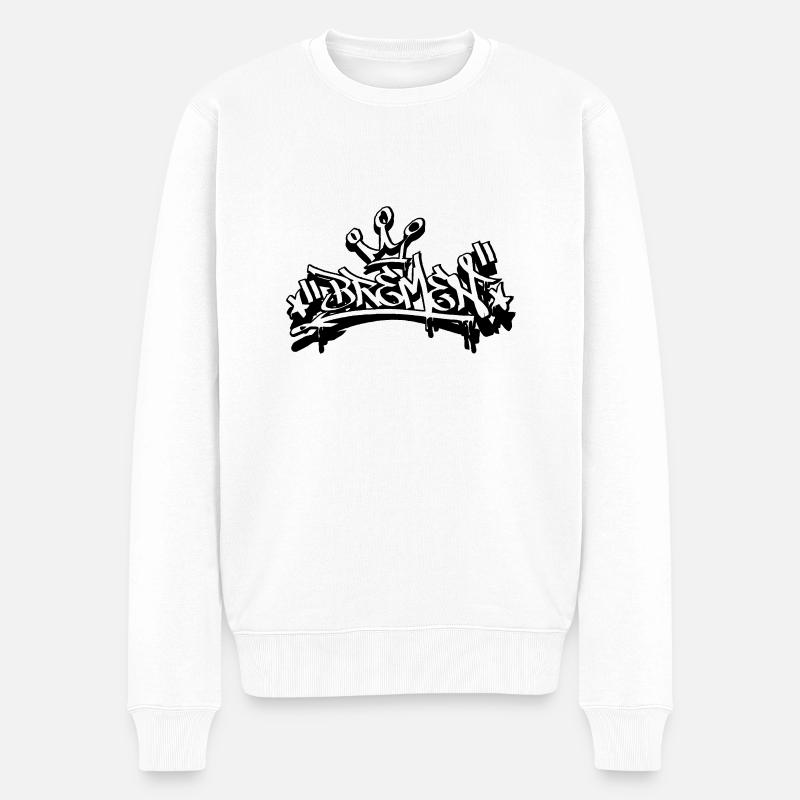 Bremen - Männer Premium Bio Pullover - Weiß