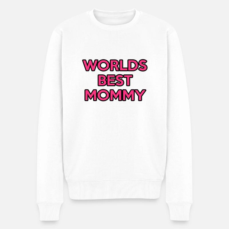 Meilleur des mondes maman - Pull Premium bio Homme - blanc