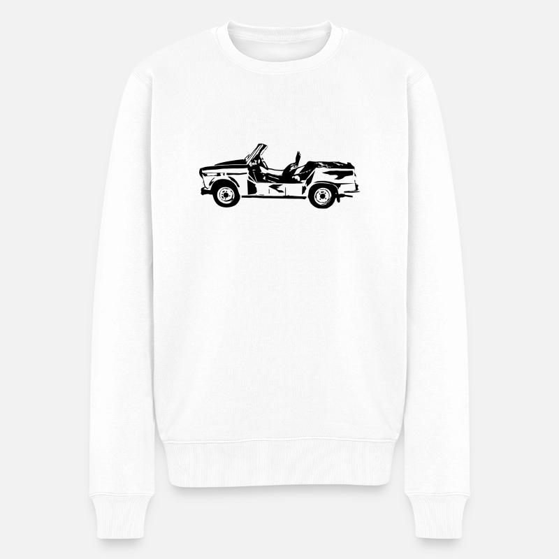  601 Kübel Trabi Kübel - Männer Premium Bio Pullover - Weiß