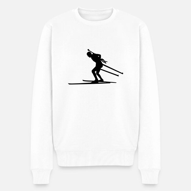 Biathlon - Pull Premium bio Homme - blanc