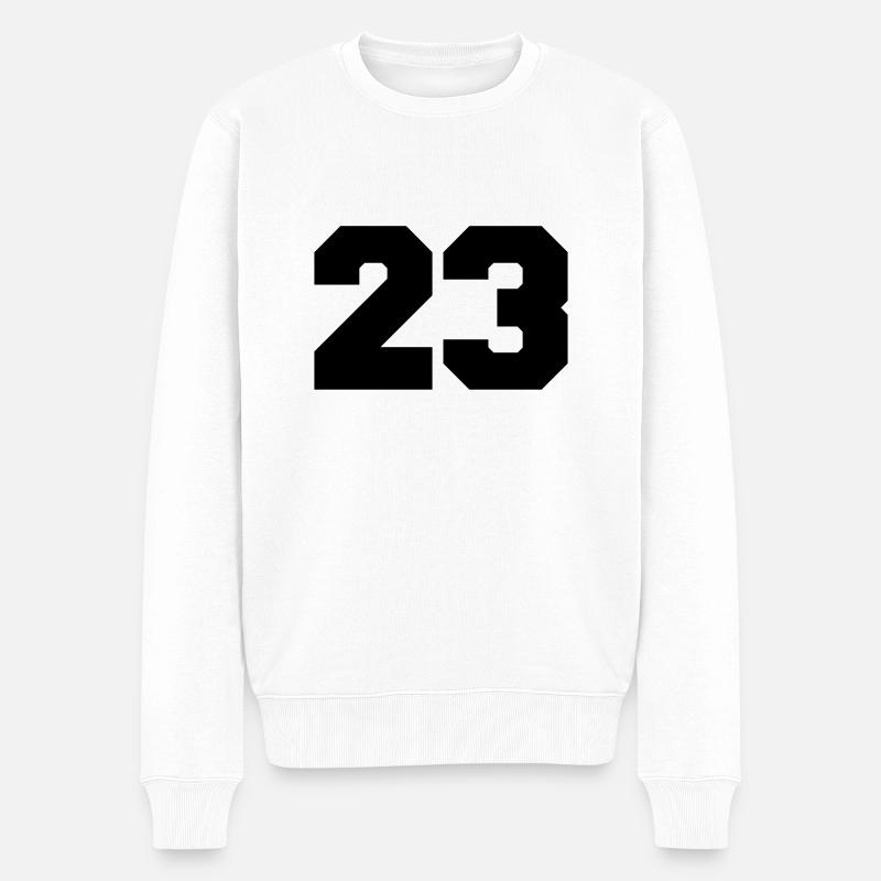 23 - Pull Premium bio Homme - blanc