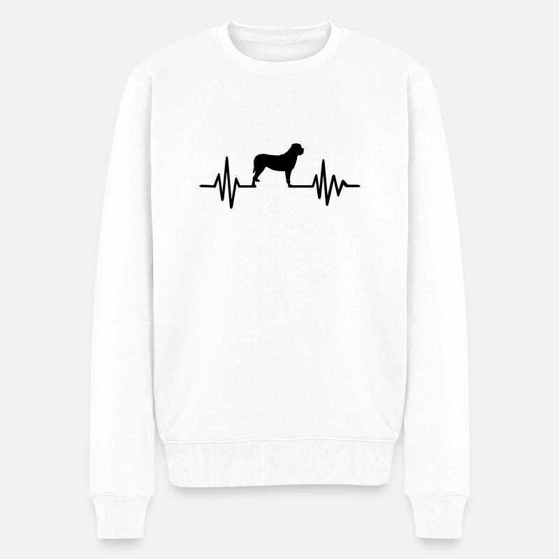 Mastiff - Pull Premium bio Homme - blanc