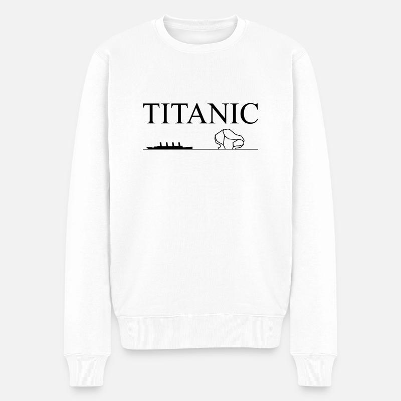 titanic - Pull Premium bio Homme - blanc