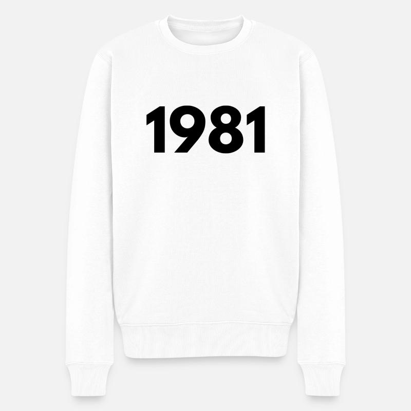 1981 - Pull Premium bio Homme - blanc