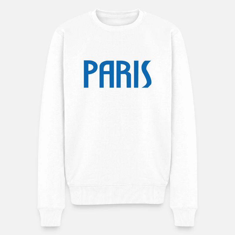 Paris - Pull Premium bio Homme - blanc