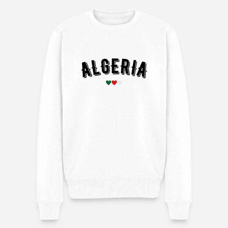 Algérie - Pull Premium bio Homme - blanc