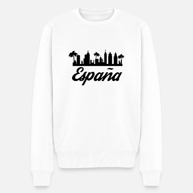 Espana - Pull Premium bio Homme - blanc