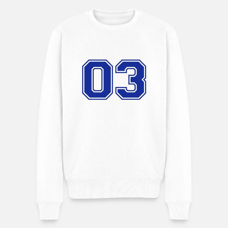 03 - Pull Premium bio Homme - blanc