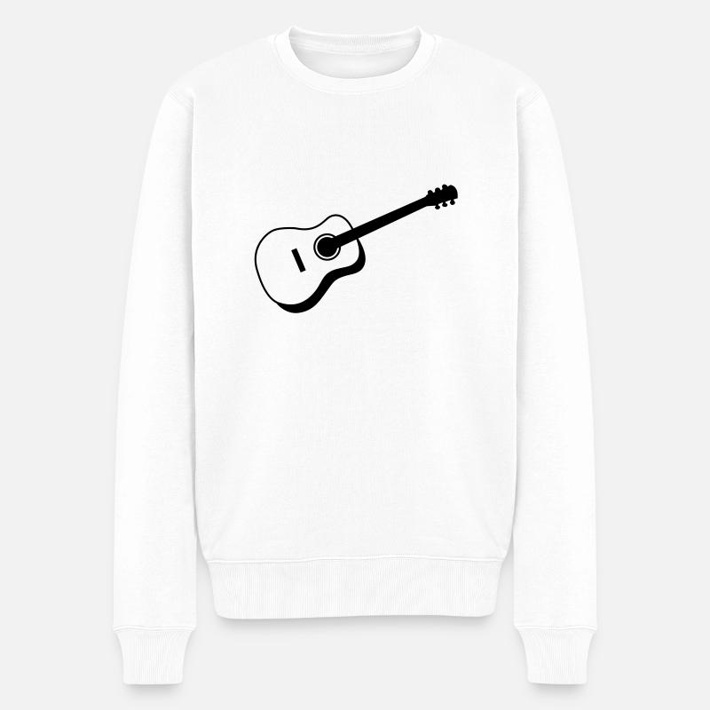 gitarre_1c - Pull Premium bio Homme - blanc