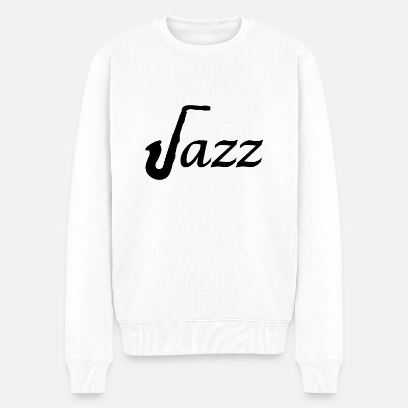 Jazz - Pull Premium bio Homme - blanc
