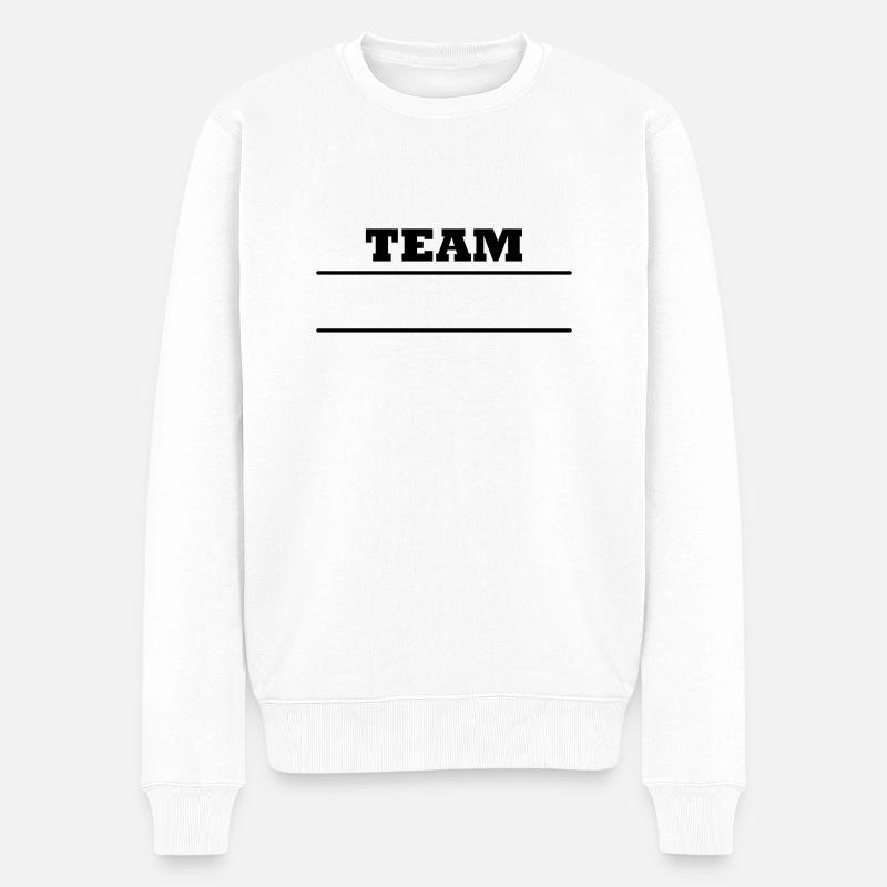 équipe - Pull Premium bio Homme - blanc