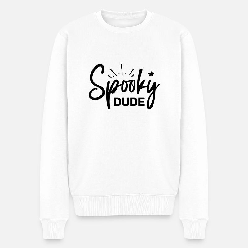 Spooky Dude Halloween - Pull Premium bio Homme - blanc