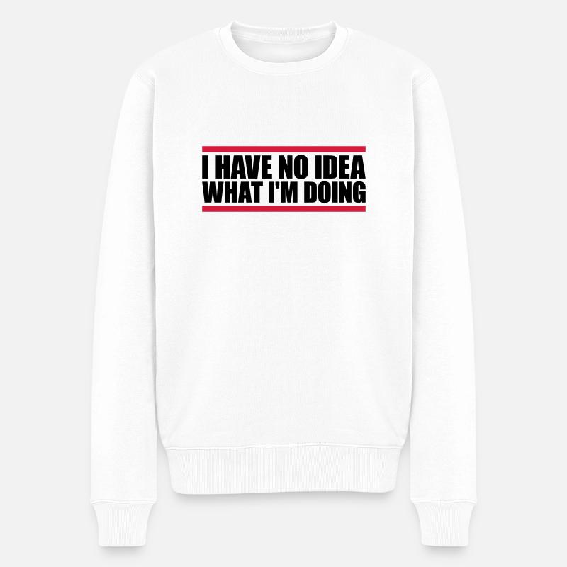 Aucune idée - Pull Premium bio Homme - blanc