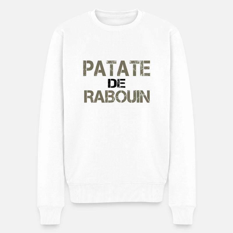 Patate de rabouin - Pull Premium bio Homme - blanc