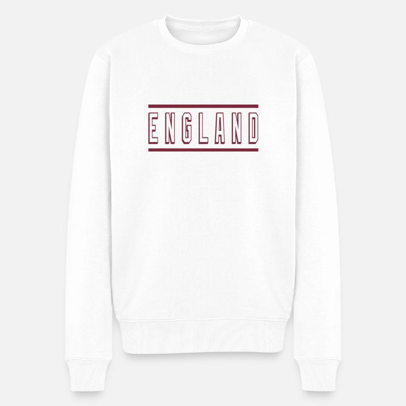 Angleterre - Pull Premium bio Homme - blanc