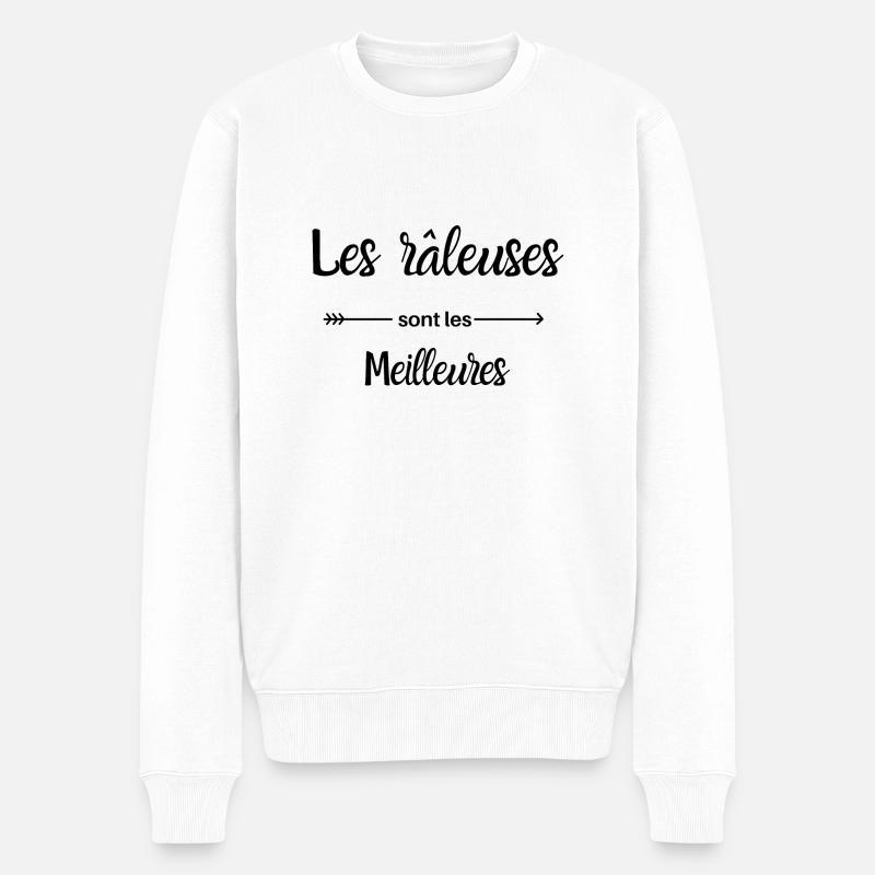 les râleuses sont les meilleures - Pull Premium bio Homme - blanc