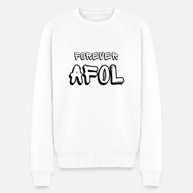 AFOL 4Ever - Pull Premium bio Homme - blanc