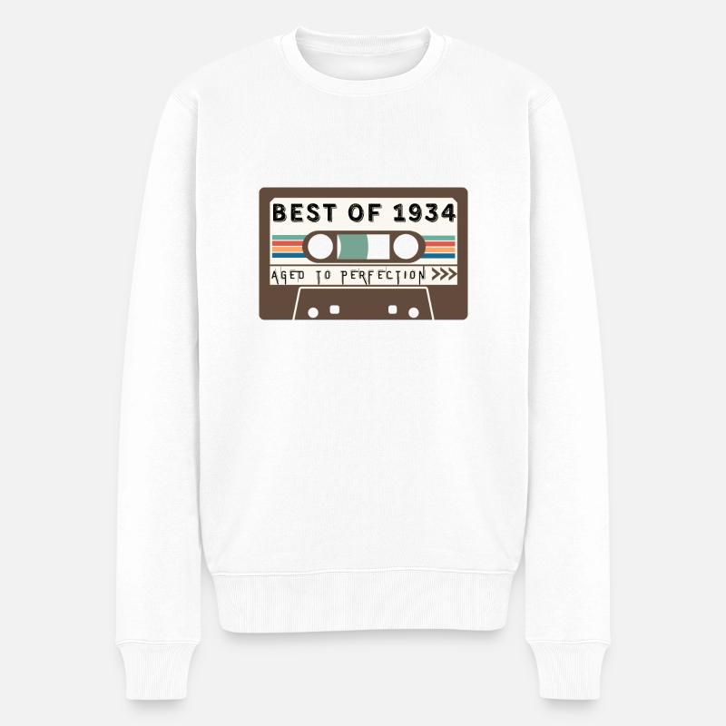 Das Beste von 1934 - Männer Premium Bio Pullover - Weiß