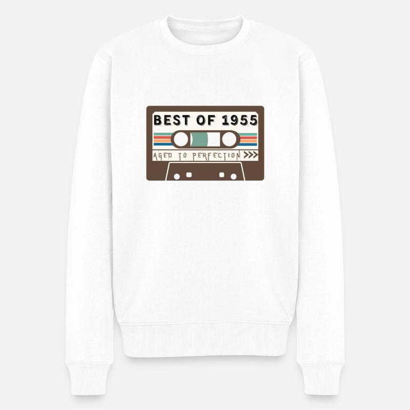 Best of 1955 - Pull Premium bio Homme - blanc