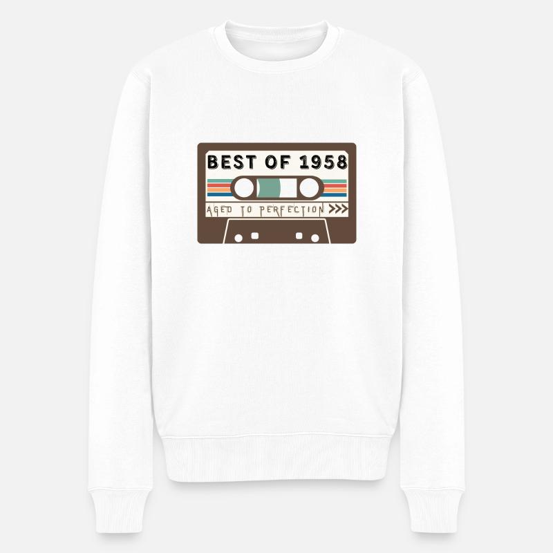 Best of 1958 - Pull Premium bio Homme - blanc