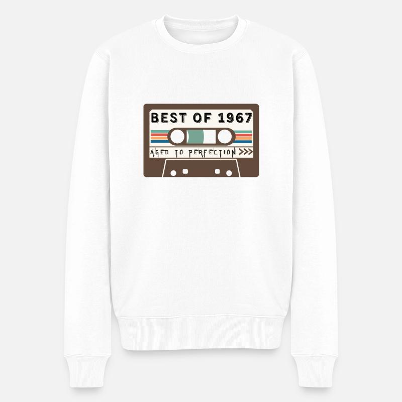 Das Beste von 1967 - Männer Premium Bio Pullover - Weiß