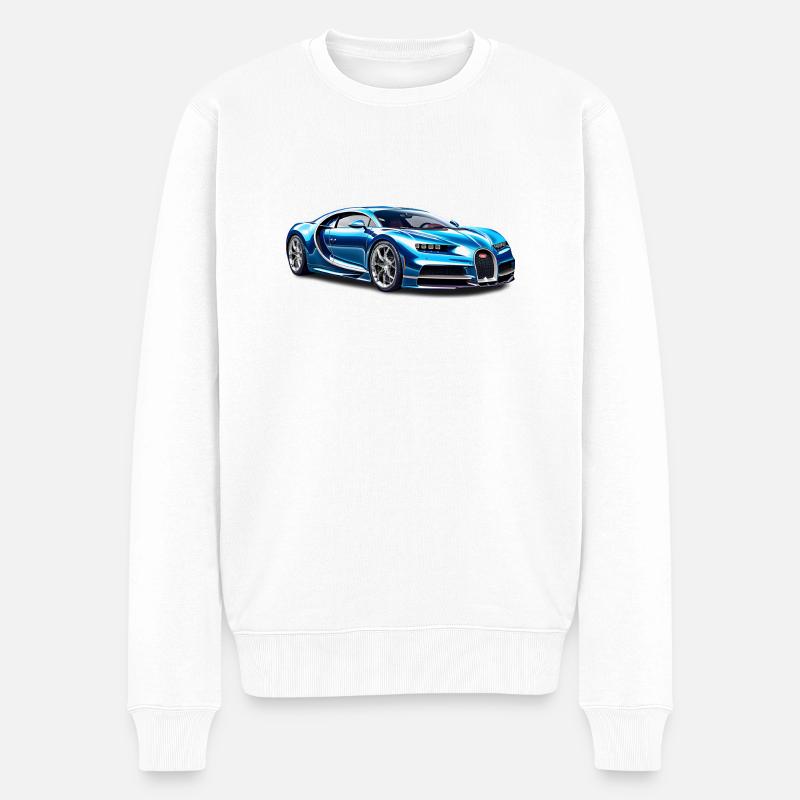 Hypercar Chiron - Pull Premium bio Homme - blanc