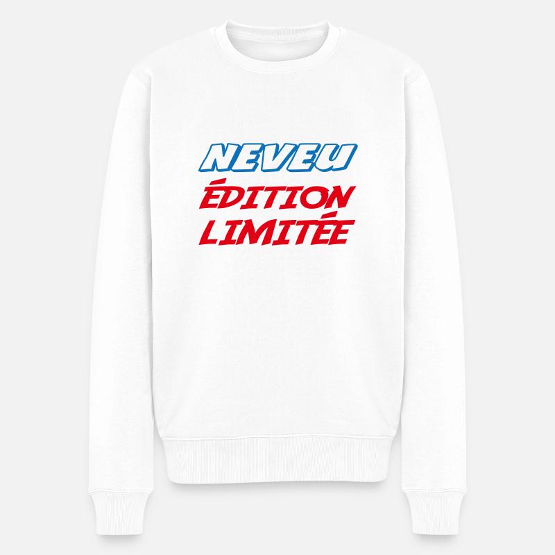NEVEU édition limitée - Pull Premium bio Homme - blanc