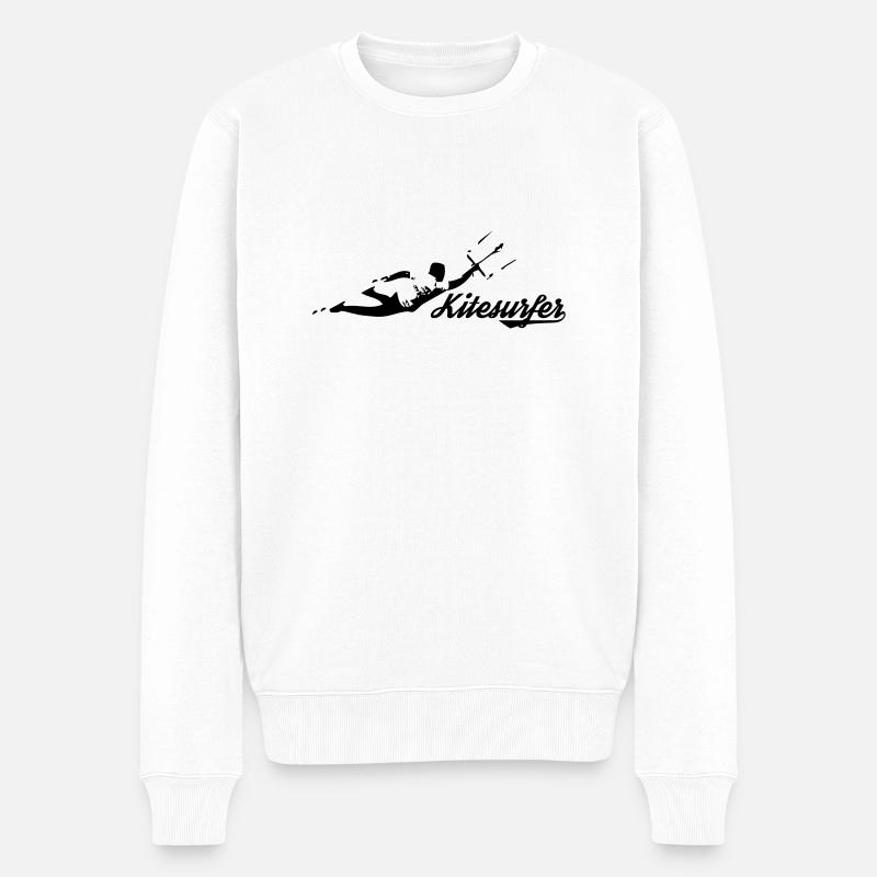 Freestyle Kitesurfer - Pull Premium bio Homme - blanc