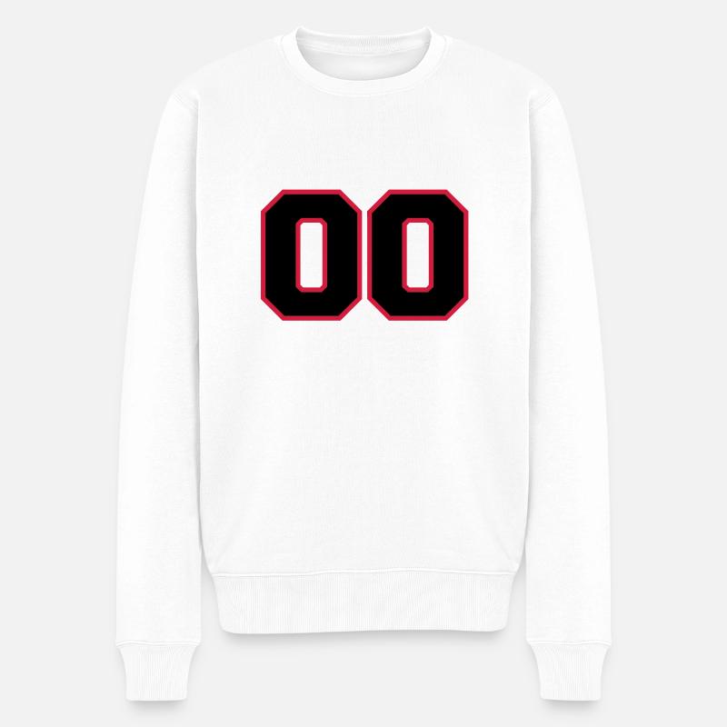 number00 - Pull Premium bio Homme - blanc