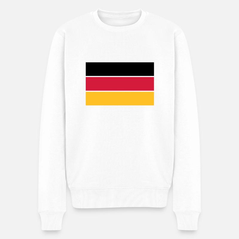 deutschland_50 - Pull Premium bio Homme - blanc