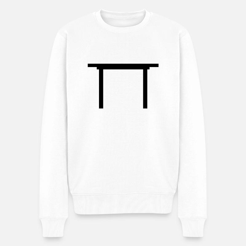 Table - Pull Premium bio Homme - blanc