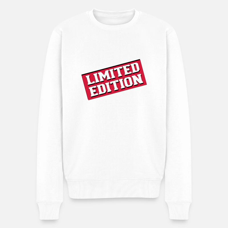 limited_edition02 - Pull Premium bio Homme - blanc