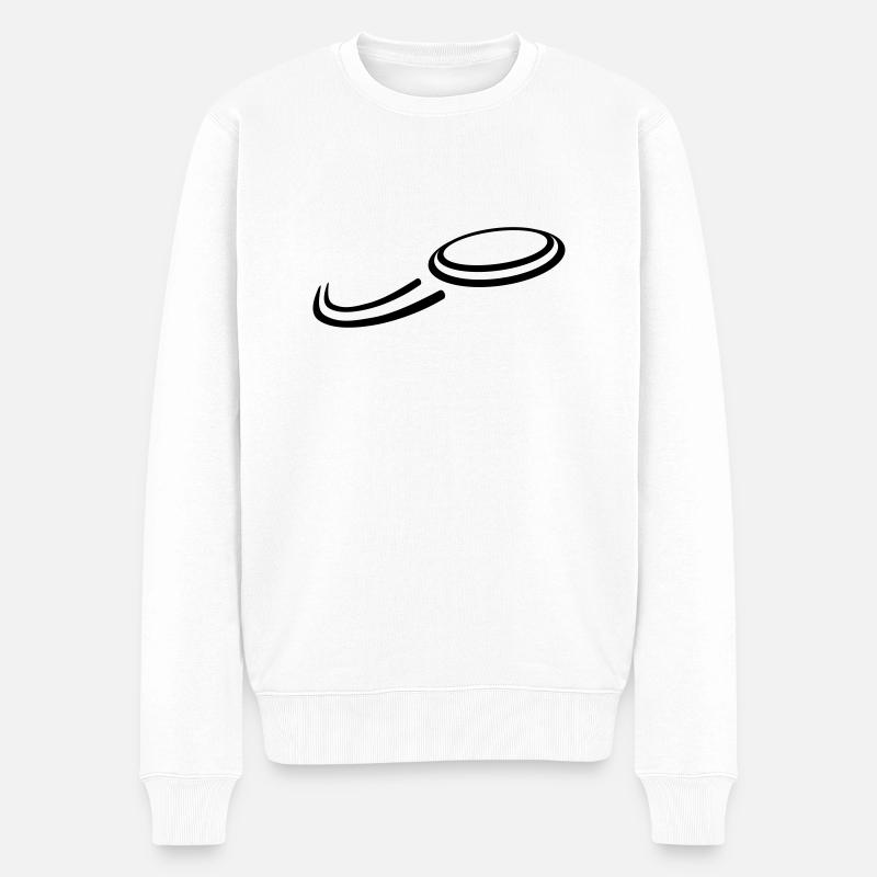 Frisbee - Pull Premium bio Homme - blanc