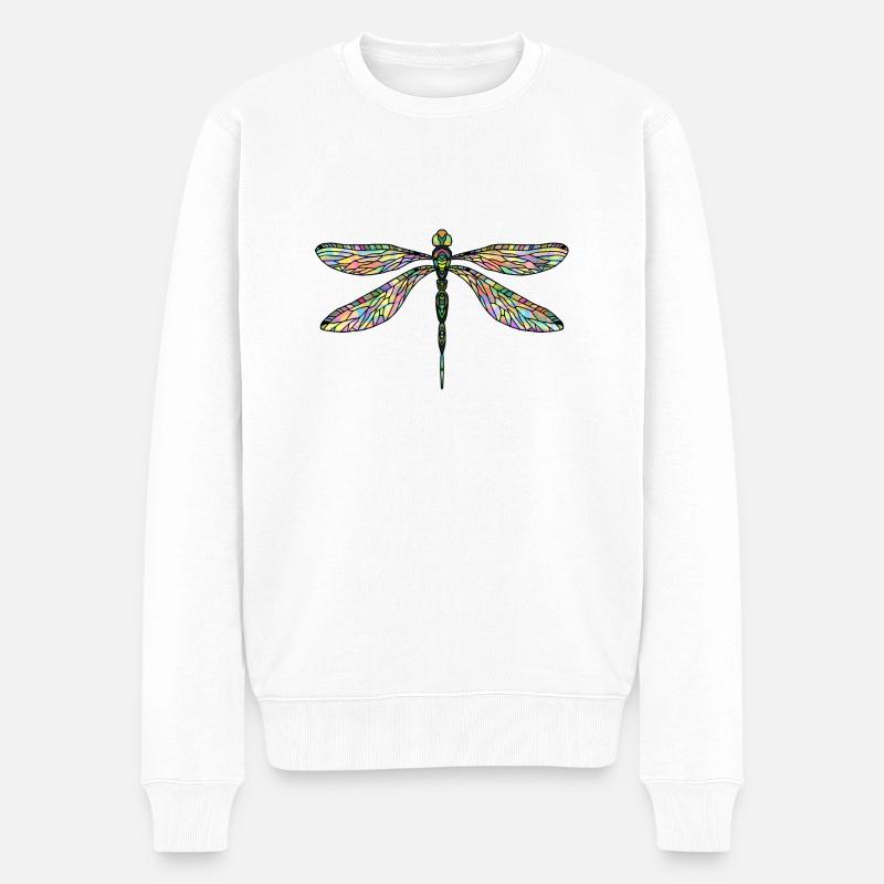 Libellule - Pull Premium bio Homme - blanc