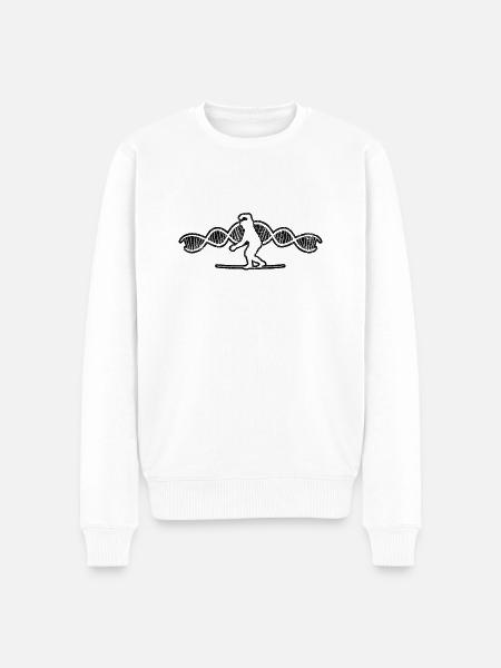 Slackline Tricklining Gift Slackliner - Men's Premium Organic Jumper - white