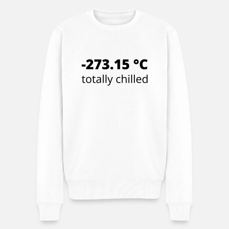 -273,15 °C totalement réfrigéré - Pull Premium bio Homme - blanc