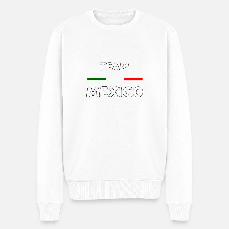 TEAM MEXICO - Pull Premium bio Homme - blanc