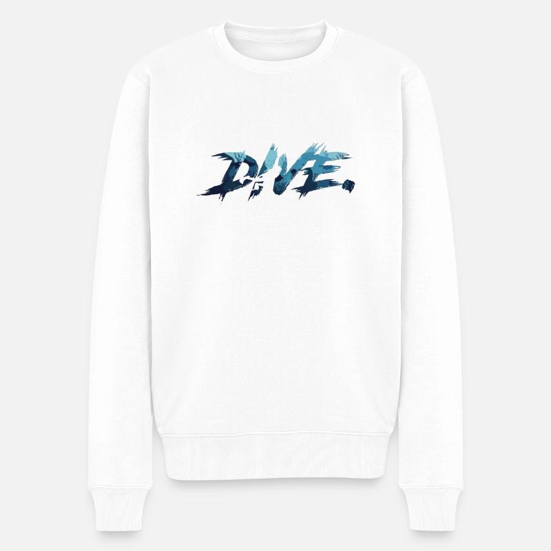 Plongée sous-marine Apnée - Pull Premium bio Homme - blanc
