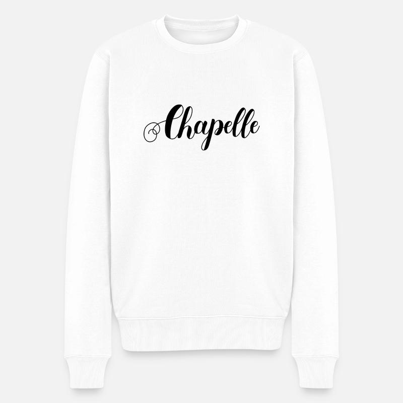 Chapelle - Pull Premium bio Homme - blanc