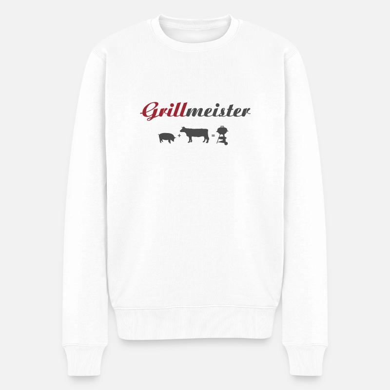 Maître de gril - Pull Premium bio Homme - blanc