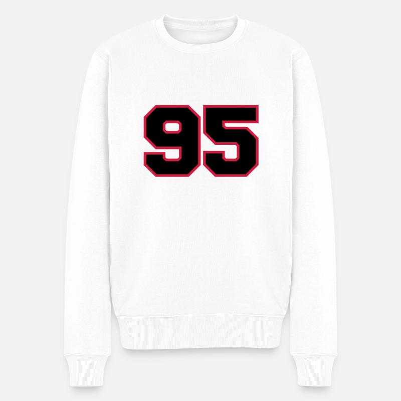 Number95 - Pull Premium bio Homme - blanc