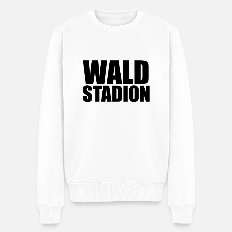 Waldstadion Frankfurt - Männer Premium Bio Pullover - Weiß